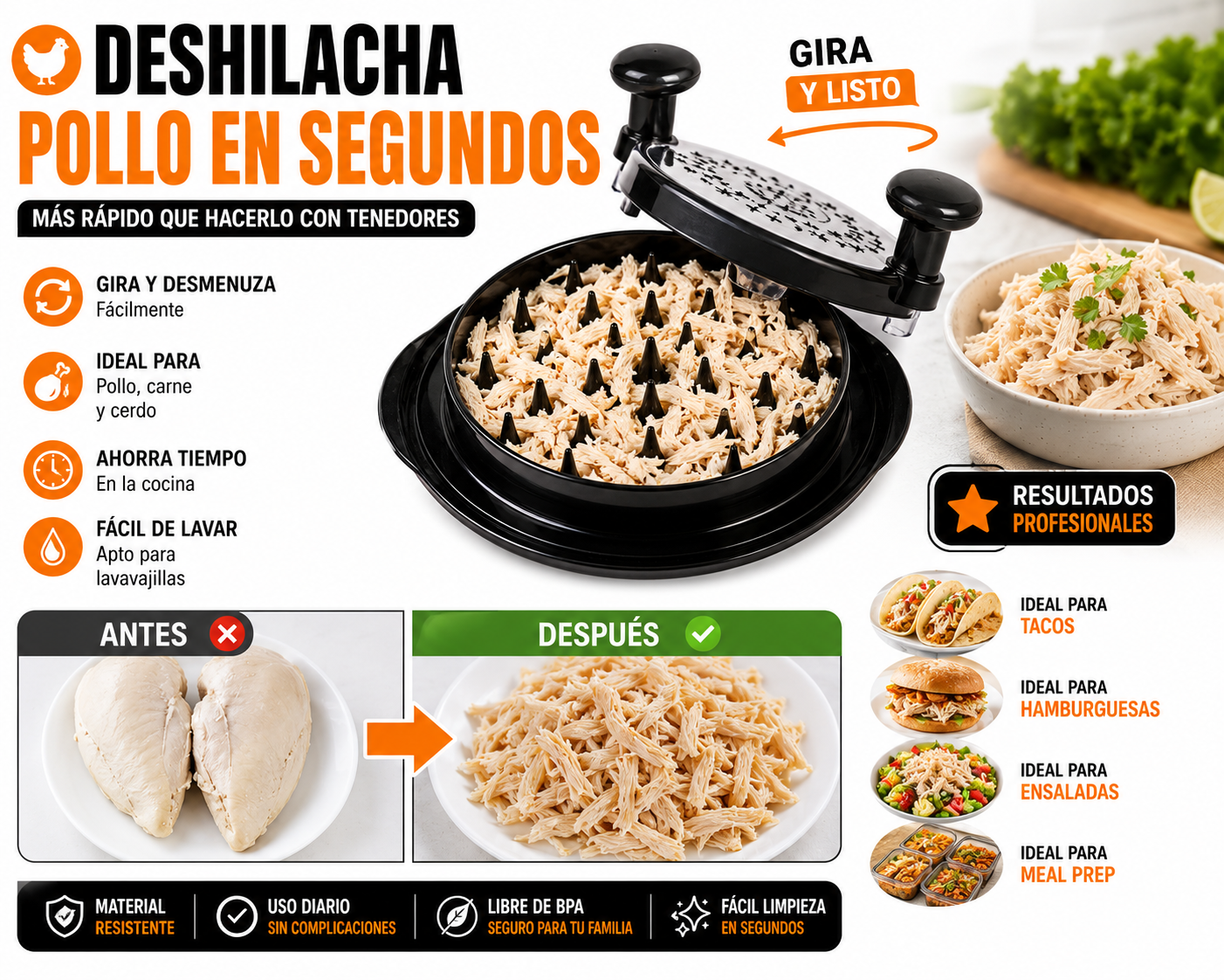 ⭐ KIT MAESTRO DE COCINA 3 EN 1